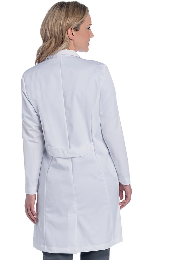 Landau Women's Stretch Twill 38" Lab Coat - Image 3