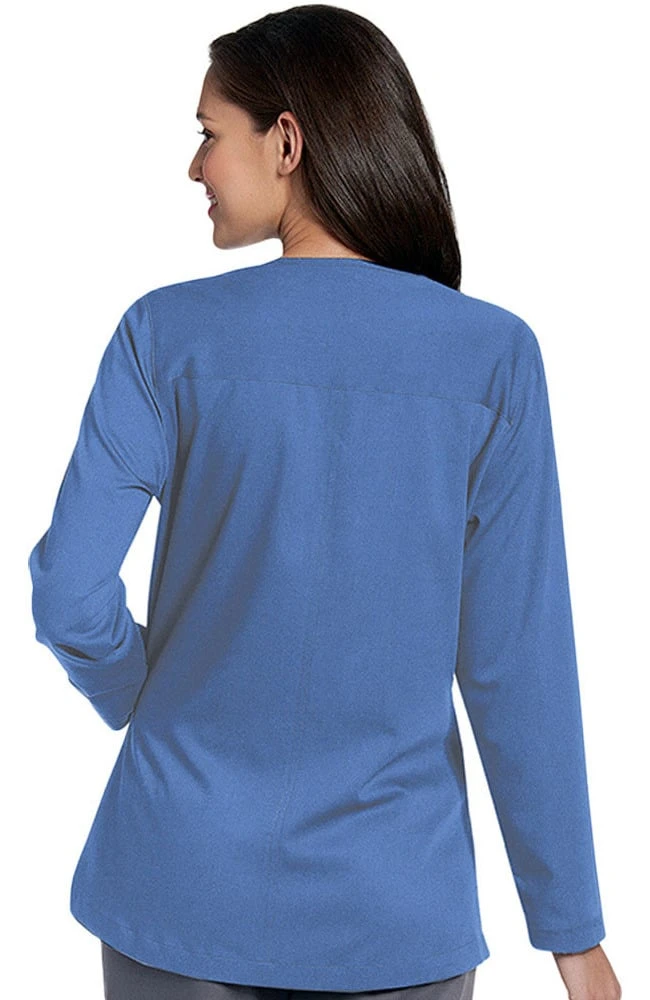 Urbane Clearance Women's Button Front Scrub Jacket - Image 3