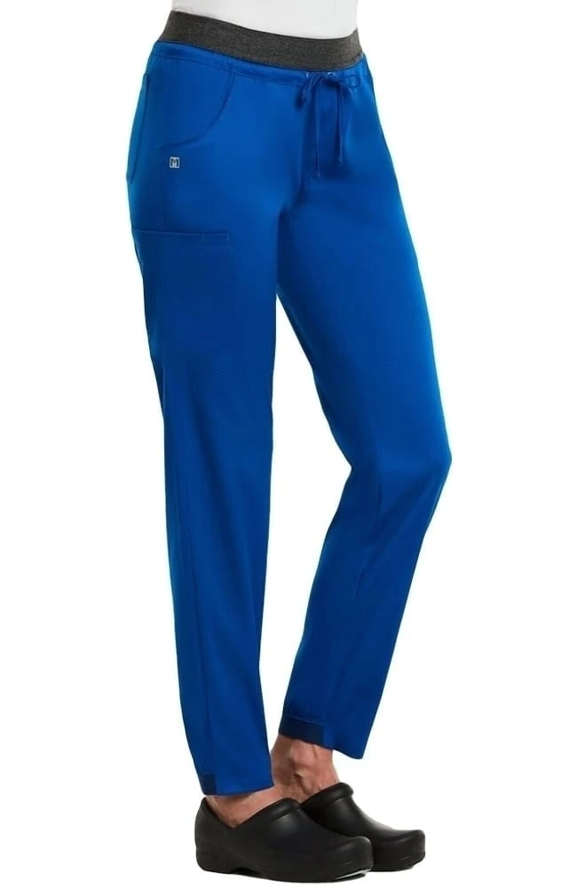 Maevn Uniforms Clearance Women's Drawstring Elastic Waistband Cargo Scrub Pant - Image 3