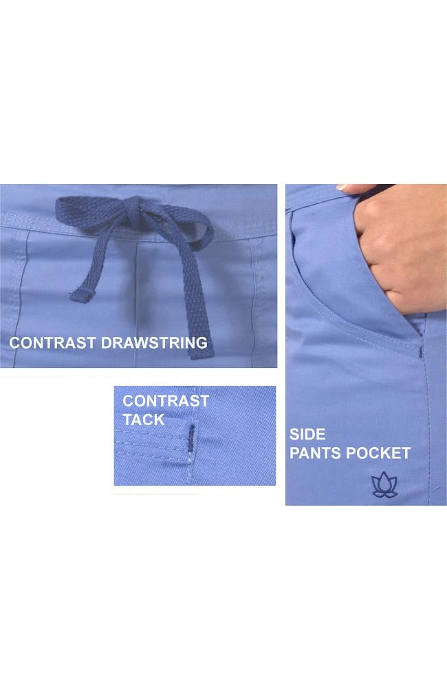 Maevn Uniforms Clearance Women's Multi Pocket Flare Leg Scrub Pant - Image 3