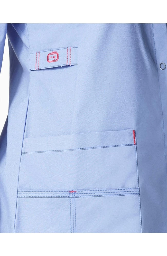 WonderWink Clearance Women's Constance Snap Front Solid Scrub Jacket - Image 3