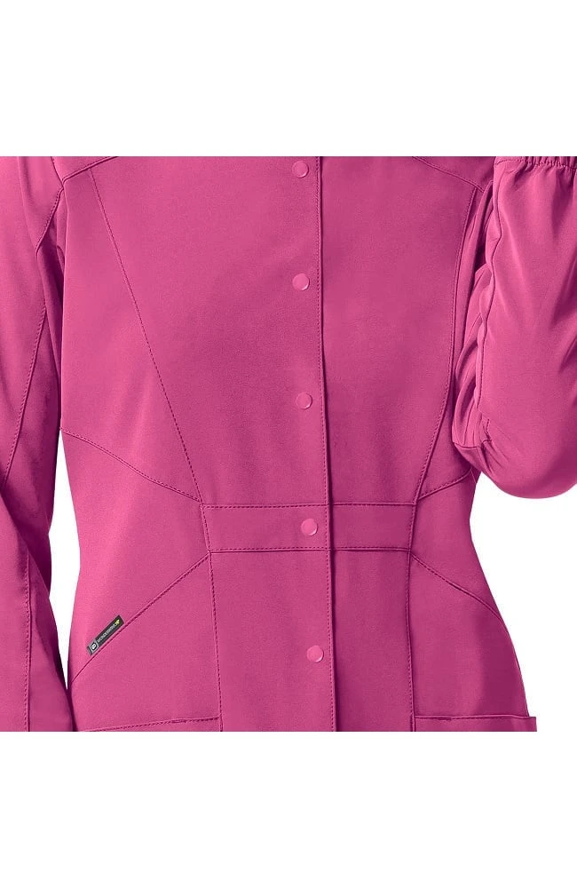 WonderWink Clearance High Performance By Women's Prism Snap Front Solid Scrub Jacket - Image 3