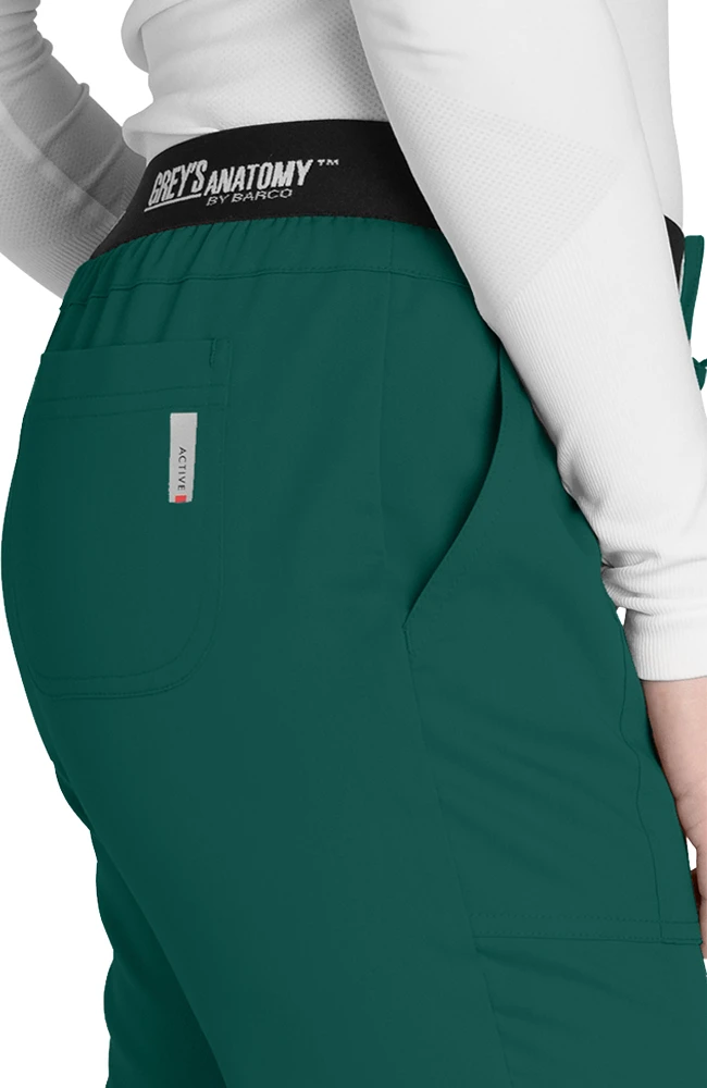 Grey's Anatomy Women's Logo Elastic Drawstring Waist Scrub Pant - Image 4