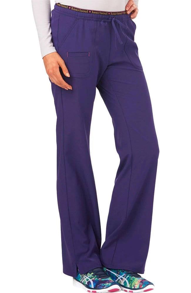 Heartsoul Clearance Women's Heart Breaker Drawstring Scrub Pant - Image 4