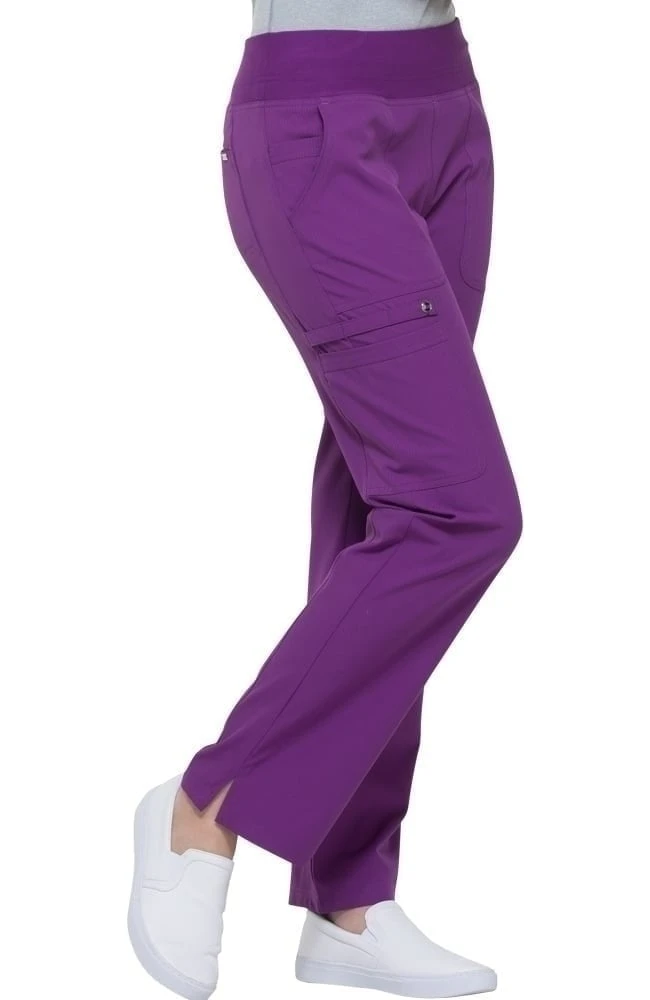 ELLE Clearance Women's Elastic Waistband Straight Leg Scrub Pant - Image 4