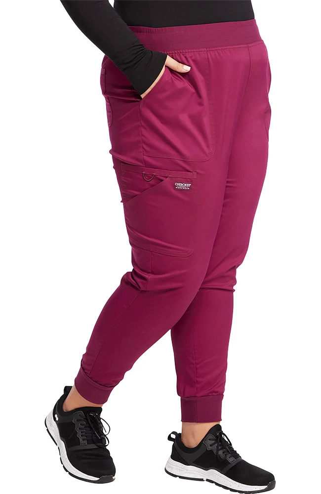 Cherokee Workwear Women's Mid Rise Jogger Scrub Pant - Image 4