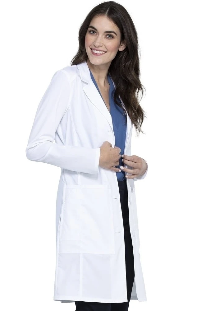Cherokee Workwear Women's 36" Notch Lapel Lab Coat - Image 4