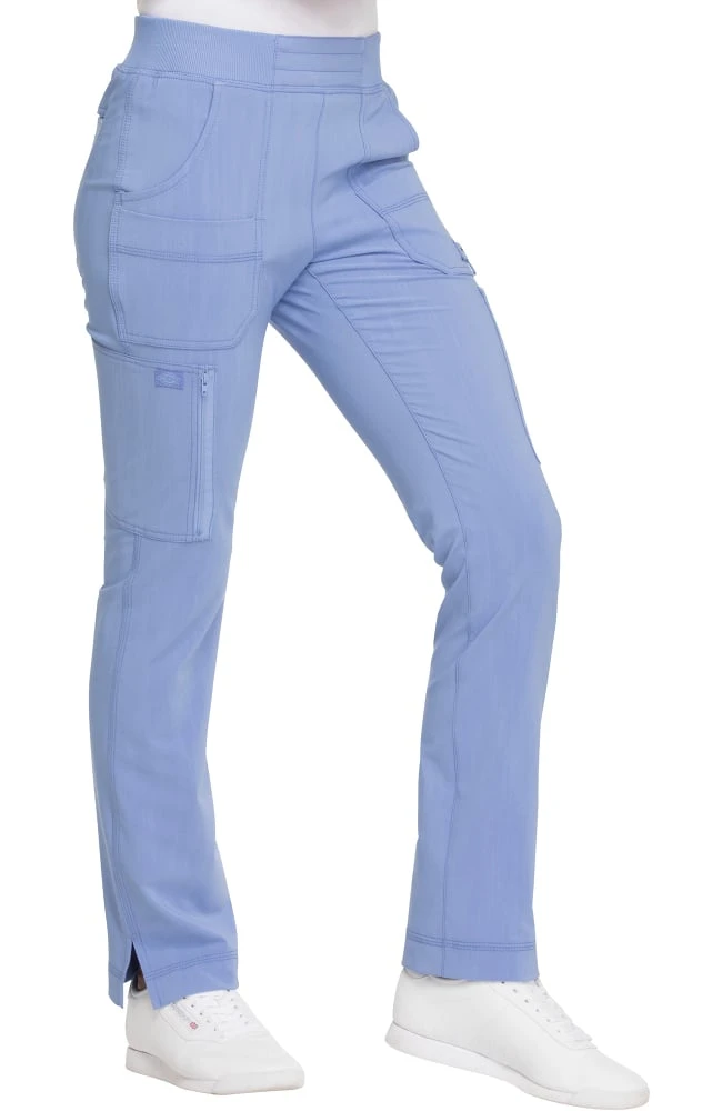 Dickies Clearance Women's Knit Elastic Waistband Tapered Leg Scrub Pant - Image 4