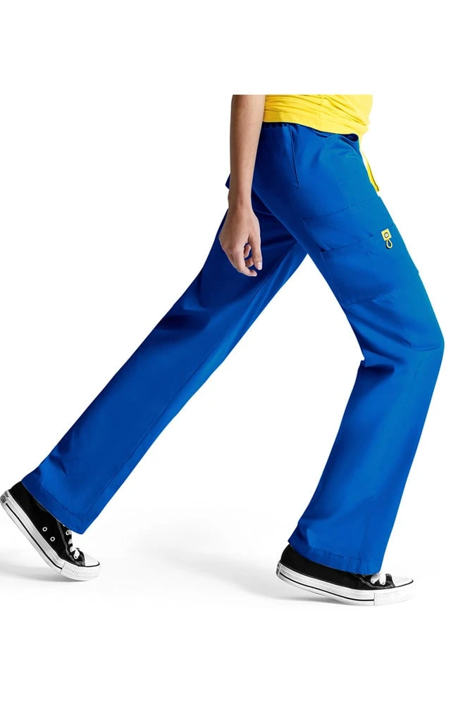 WonderWink Clearance Women's Drawstring Elastic Waist Cargo Scrub Pant - Image 4