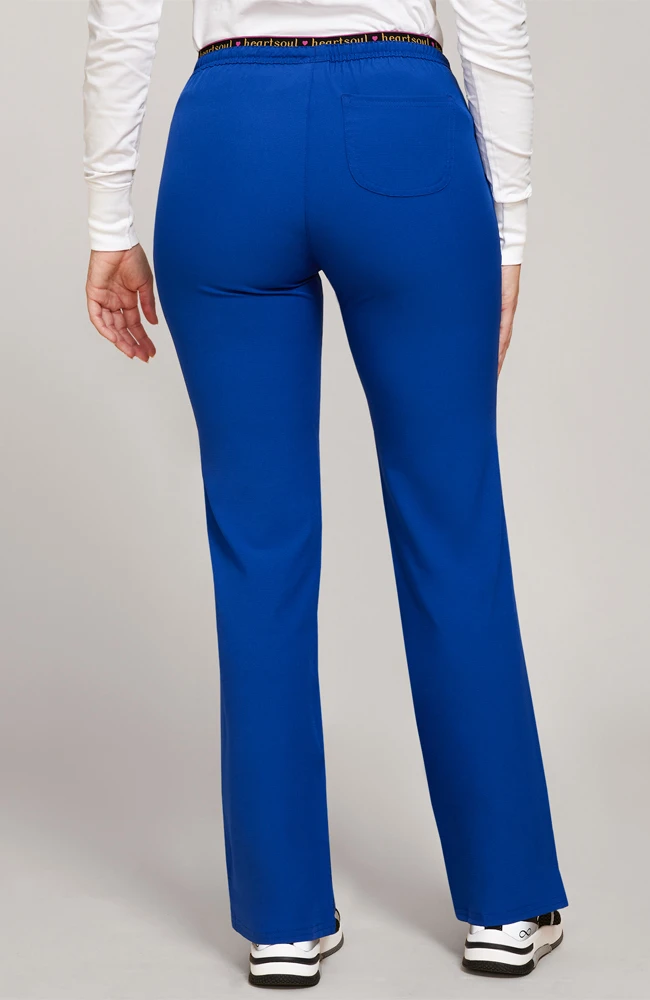 Heartsoul Women's V-Neck Scrub Top & Low Rise Scrub Pant Set - Image 5