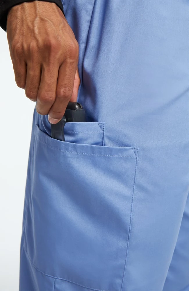 Cherokee Workwear Unisex Drawstring With Cargo Pocket Scrub Pants - Image 5