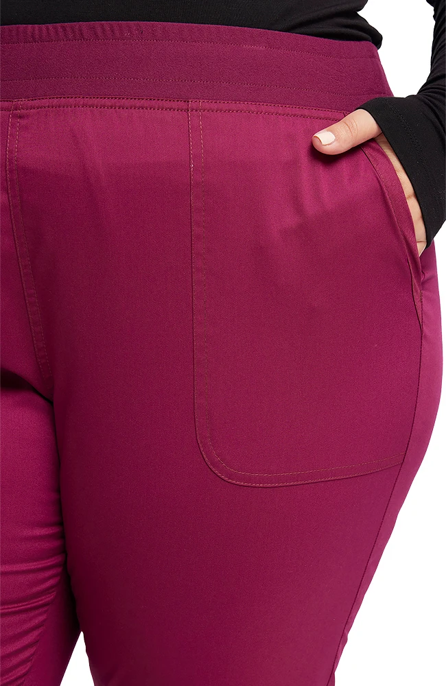 Cherokee Workwear Women's Mid Rise Jogger Scrub Pant - Image 5