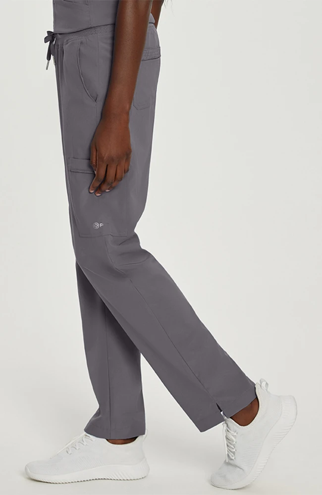 White Cross Women's Drawstring Cargo Scrub Pant - Image 5