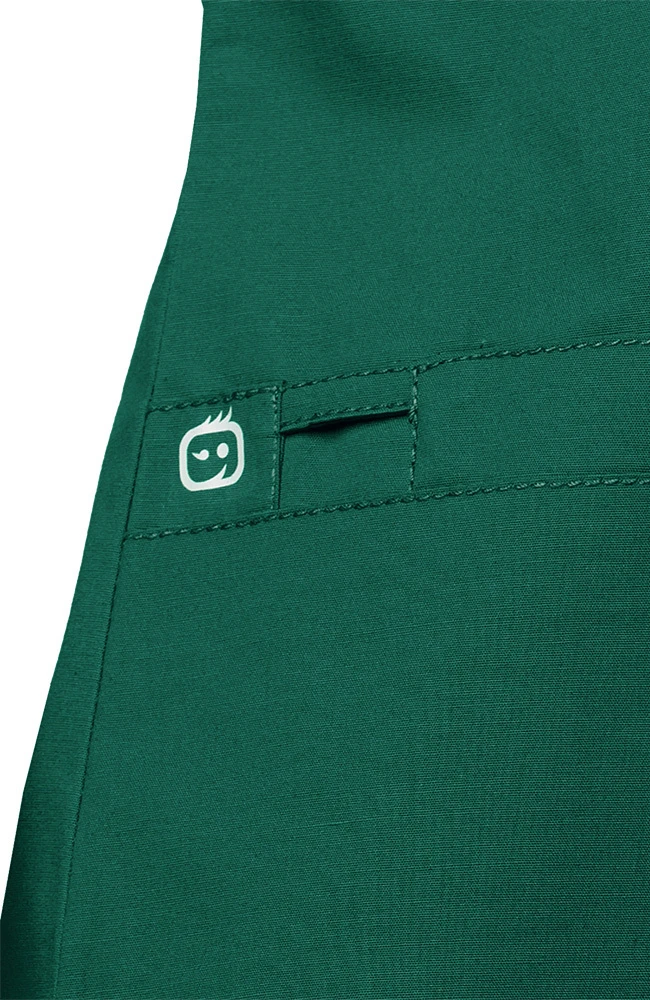 WonderWORK Women's Short Sleeve Snap Scrub Jacket - Image 5