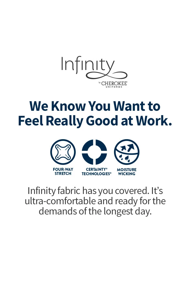 Cherokee Women's Zip Front Warm-Up Solid Scrub Jacket - Image 5