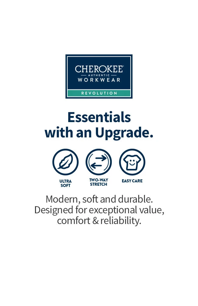 Cherokee Workwear Women's Snap Front Solid Scrub Jacket - Image 5