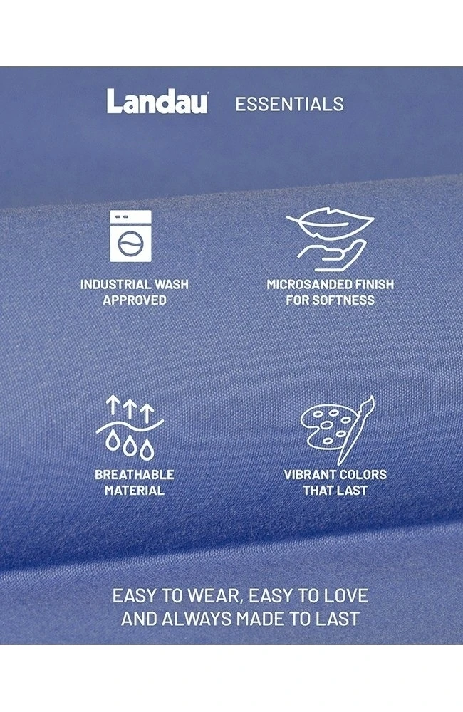 Landau Clearance Unisex Classic Fit Reversible Drawstring Scrub Pants - Image 6